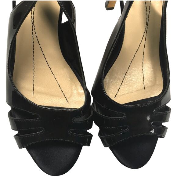 Kate Spade Heels Slingback Black Open Toe Stiletto Women's 9 High Heel Shoe - Picture 15 of 15